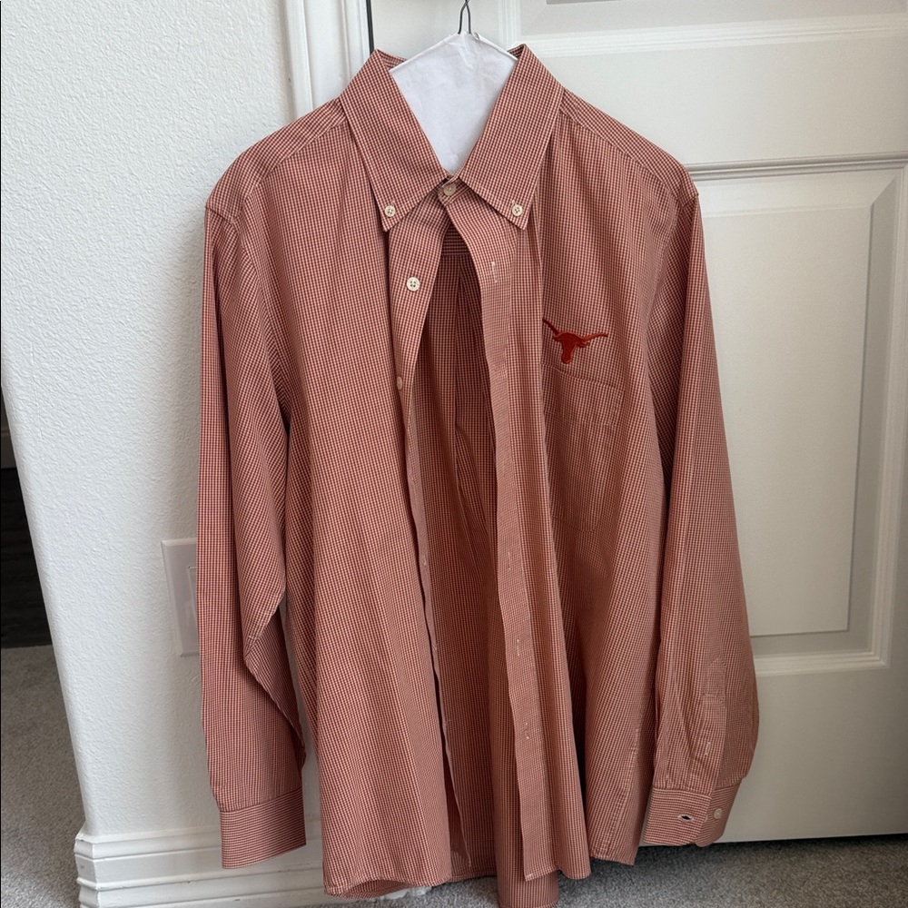 Texas Longhorns Men's Burnt Orange Button Down